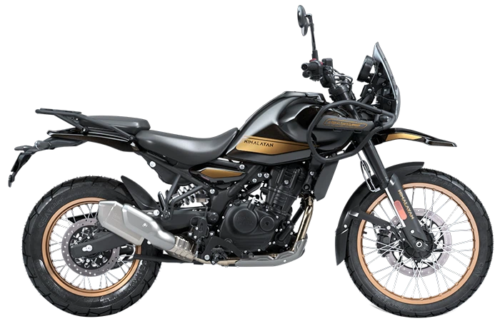Royal Enfield Himalayan 450 – demo motorka Mana Black a Hanle Black